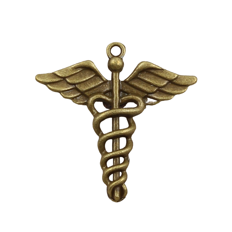 Pendentif Caducée de Mercure Antique Ogdoad