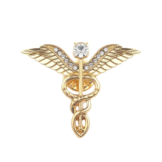 Broche Caducée Xanthosis