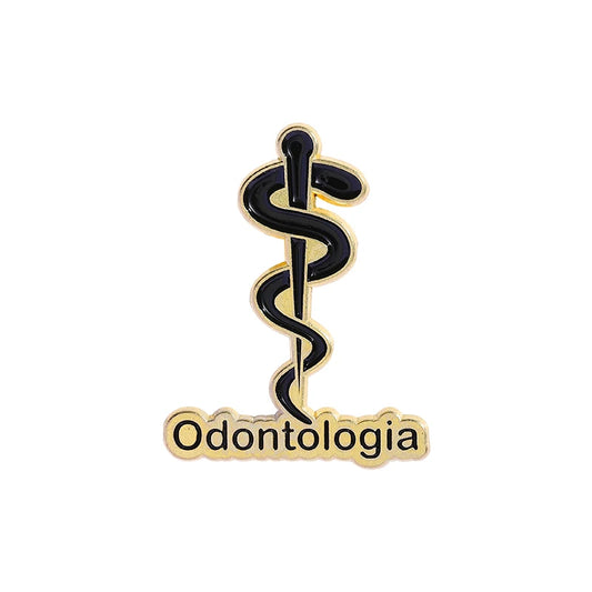 Broche Caducée Odontologie