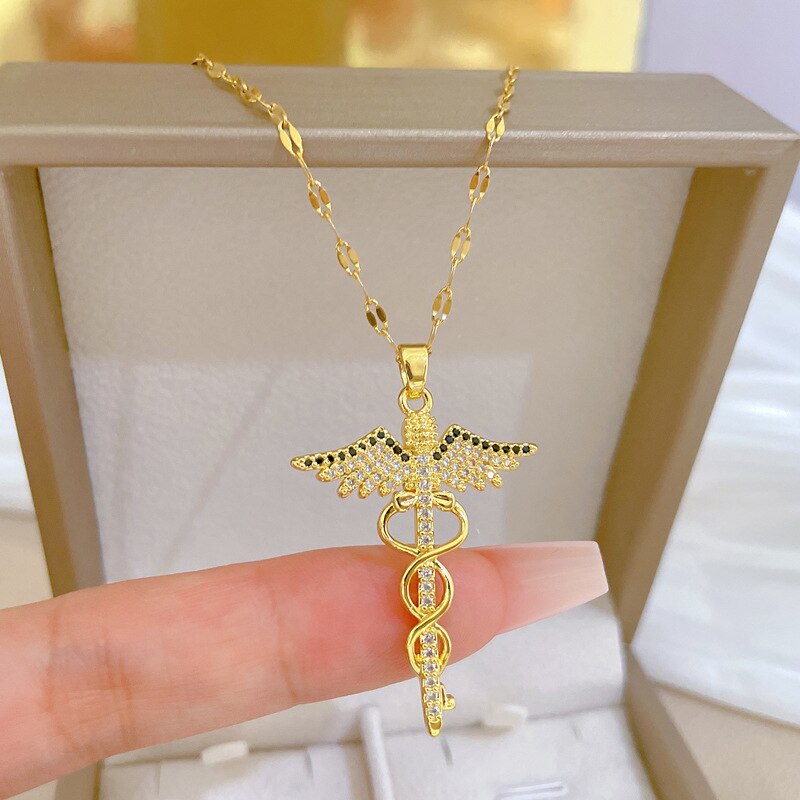 Pendentif représentant le Caducée