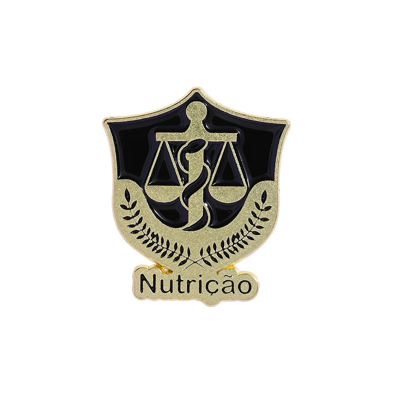 Broche Caducée Nutrition