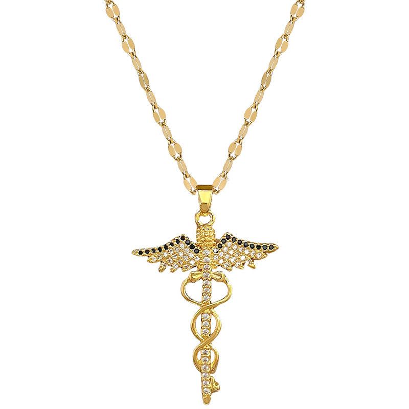 Pendentif représentant le Caducée