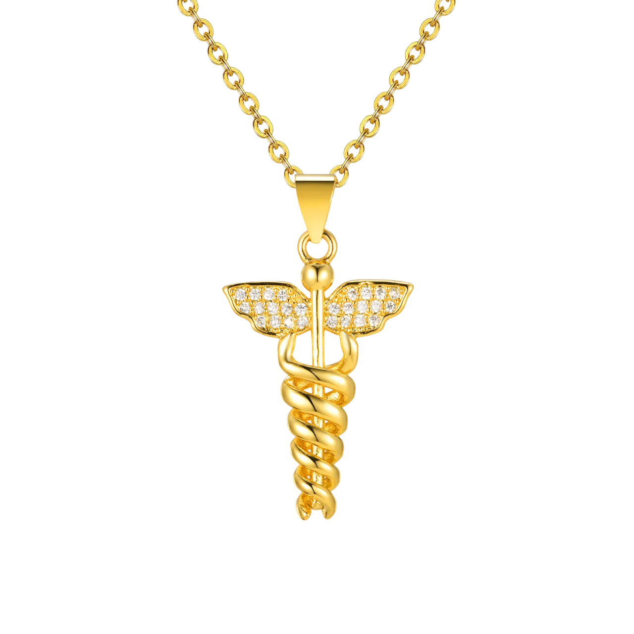 Pendentif Caducée de Mercure Faith