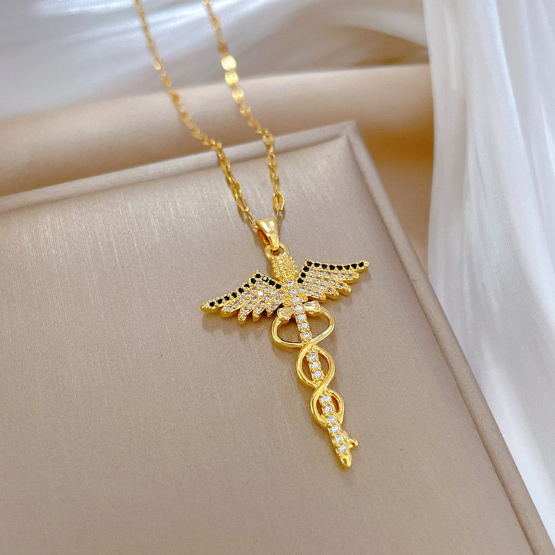Pendentif représentant le Caducée