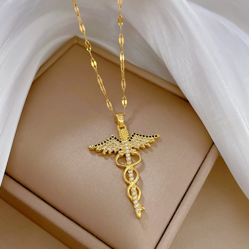 Pendentif représentant le Caducée