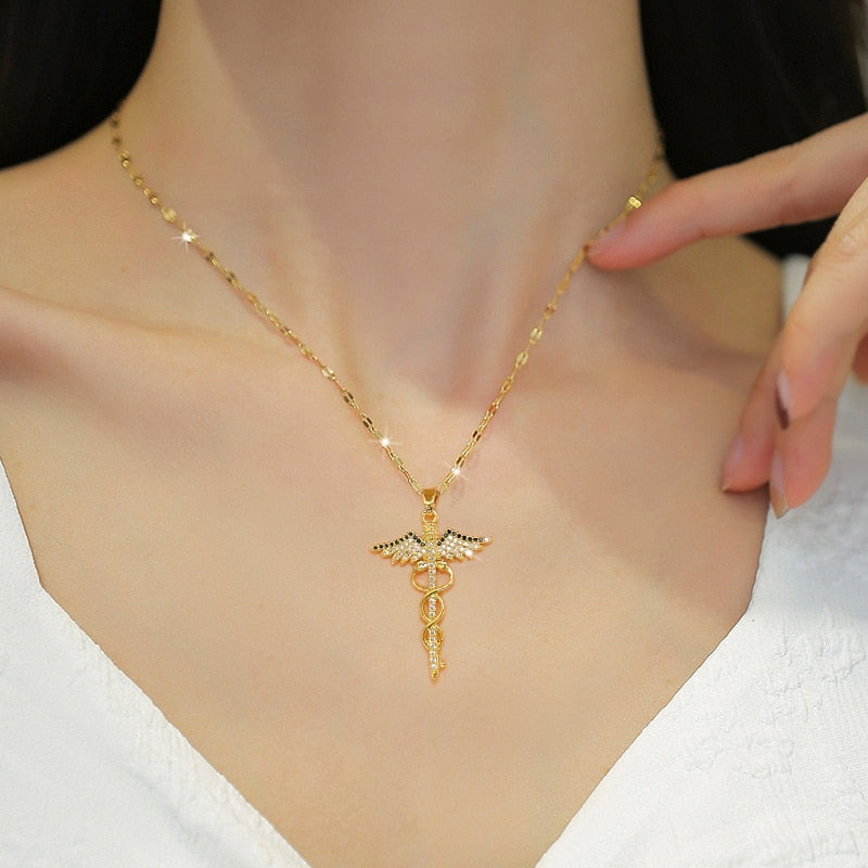 Pendentif représentant le Caducée